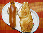 ムーミンベーカリーのパンの写真
